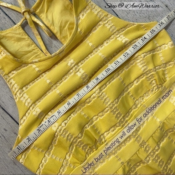 J.Crew Collection yellow buttercup silk/cotton sleeveless dress *shop@iamwarrior - Picture 5 of 10